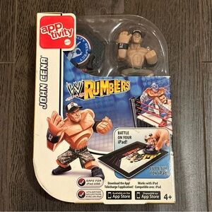 3 for $15 2012 MATTEL WWE JOHN CENA RUMBLERS APPTIVITY WRESTLING FIGURE W/ iPAD